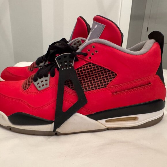 Men 11 Air Jordan 4 Retro Toro Bravo Fire Red White-Black-Cement Grey 308497-603 main image 8